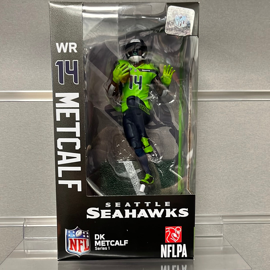 : NFL Figures Imports Dragon NFL D.K. Metcalf (Seattle Seahawks)  6 Figure Series 1 (ID34905) : Imports Dragon: Sports & Outdoors