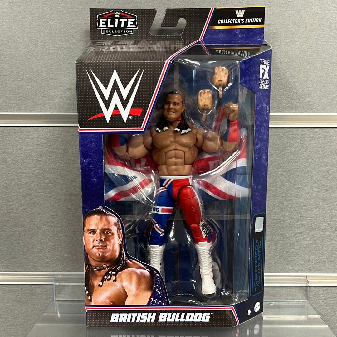 British bulldog wrestling deals figure