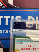 2023 Donruss Optic Tua Tagovailoa Wave PSA 9