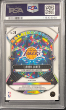 2024 Prizm LeBron James Kaleidoscope-Silver Prizm PSA 9