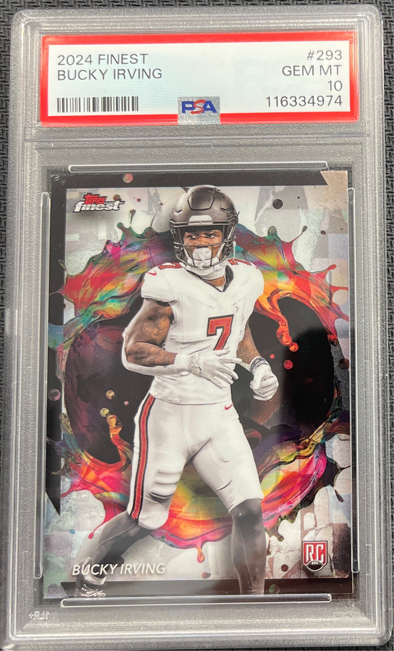 2024 Finest Bucky Irving PSA 10