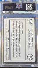 2024 Topps Update Jasson Dominguez Green Crackle Foil Board PSA 9