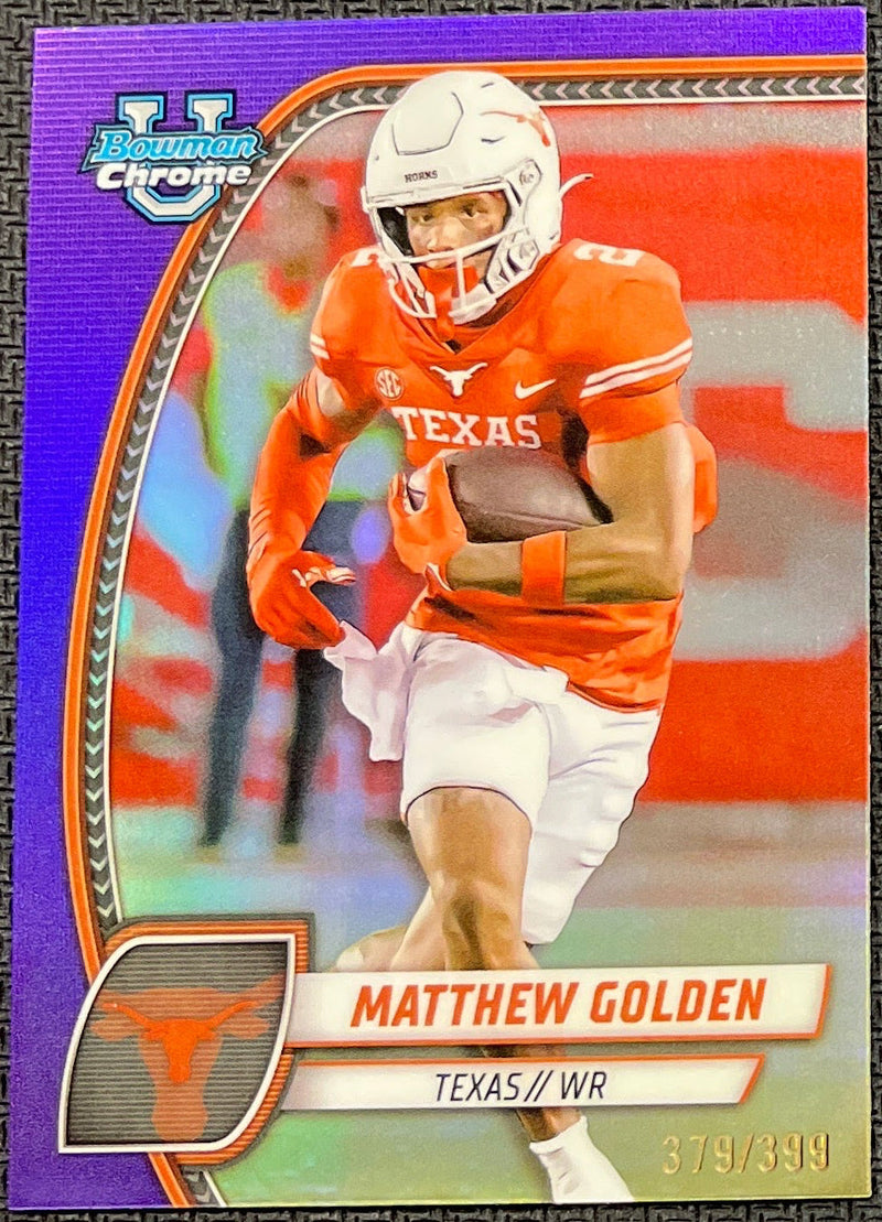 2024 Bowman University Chrome - Matthew Golden