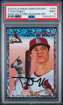 2023 Topps Platinum Anniversary Rose Gold Mini Diamond