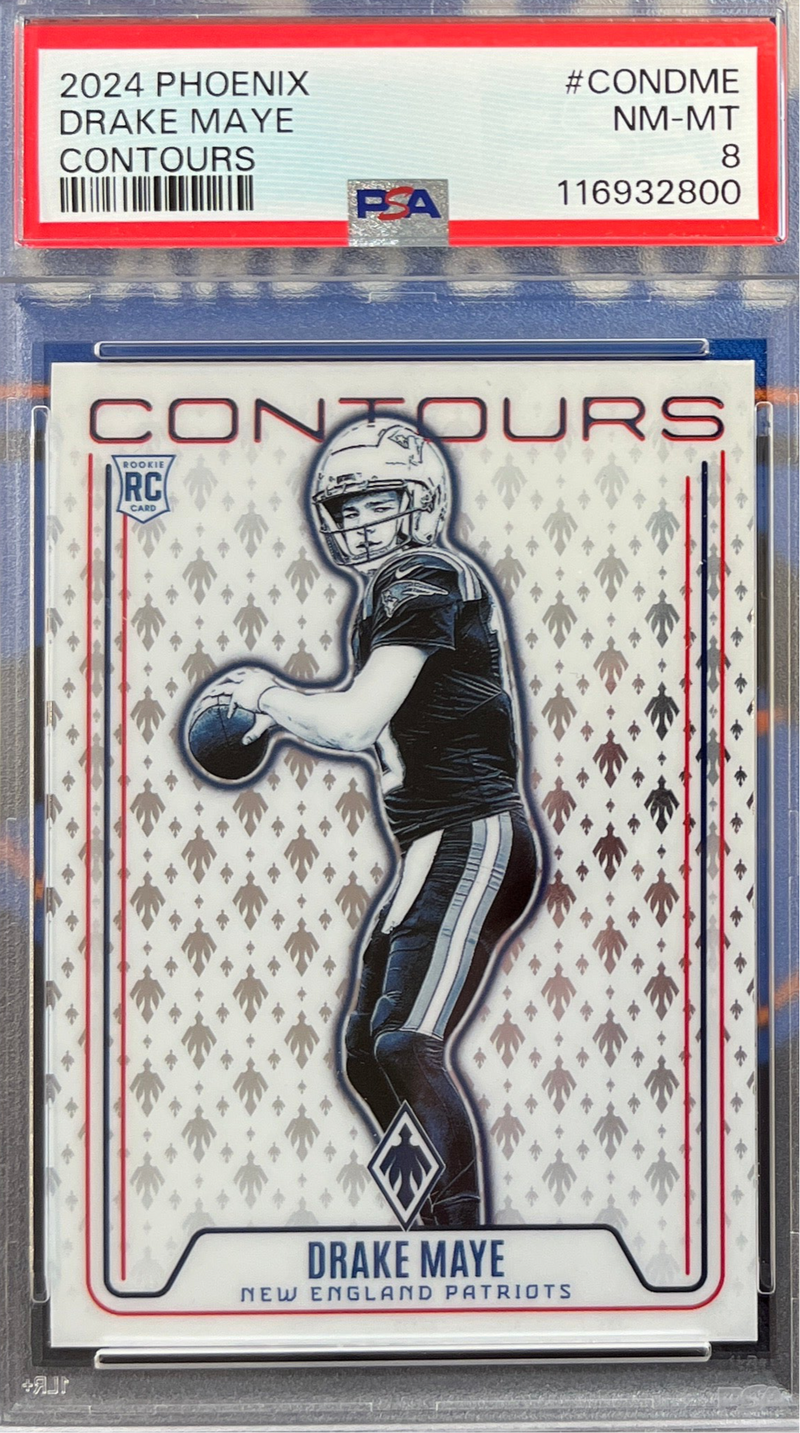 2024 Phoenix Drake Maye Contours PSA 9