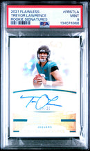 2021 Flawless Rookie Signatures #FRSTLA #/20 Trevor Lawrence PSA 9