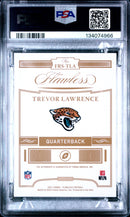 2021 Flawless Rookie Signatures #FRSTLA #/20 Trevor Lawrence PSA 9
