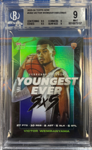 2024 Topps Now Victor Wembanyama "Youngest Ever 5X5" Card