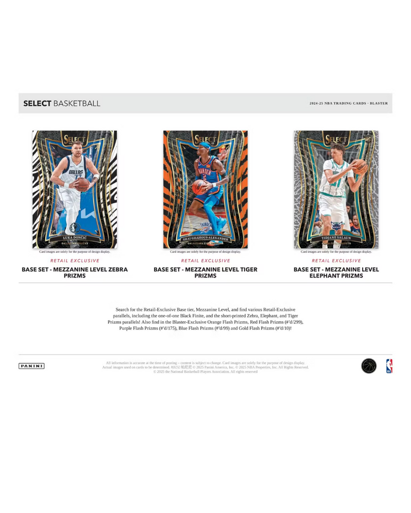 2024/25 Panini Select Basketball 6-Pack Blaster Box