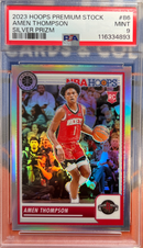 2023 Hoops Premium Stock Amen Thompson Silver Prizm PSA 9
