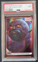 2023 Marvel Platinum Ego The Living Planet Red Prizm PSA 9