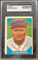 1960 Fleer Walter Johnson SGC Authentic
