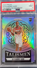 2024 Prizm Alexandre Sarr Talismen Silver PSA 9