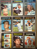 1971 Topps Full Complete Set Album All Cards 1-752