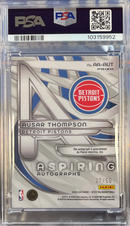 2023 Spectra Ausar Thompson Aspiring Autographs-Green PSA 8
