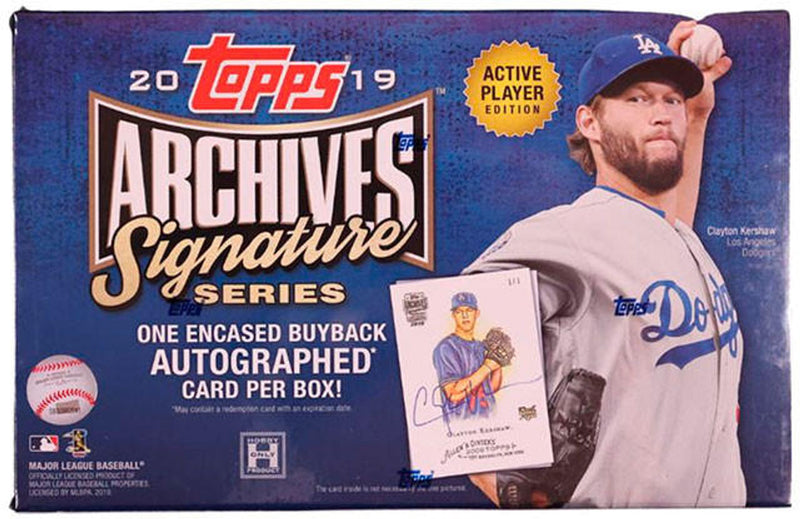 2019 Topps Archives Signature Series Active Edition Baseball Hobby Box