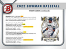 2022 Bowman Baseball Hobby Box