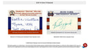 2026 Historic Autographs Best of Baseball Hobby Box