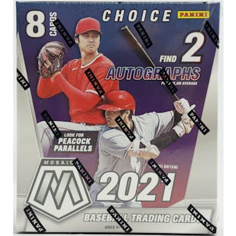 2021 Panini Mosaic Choice Baseball Hobby Box