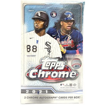 2021 Topps Chrome Baseball Hobby Box