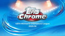 2025/26 Topps Chrome Women's UEFA Champions League Soccer Hobby Box