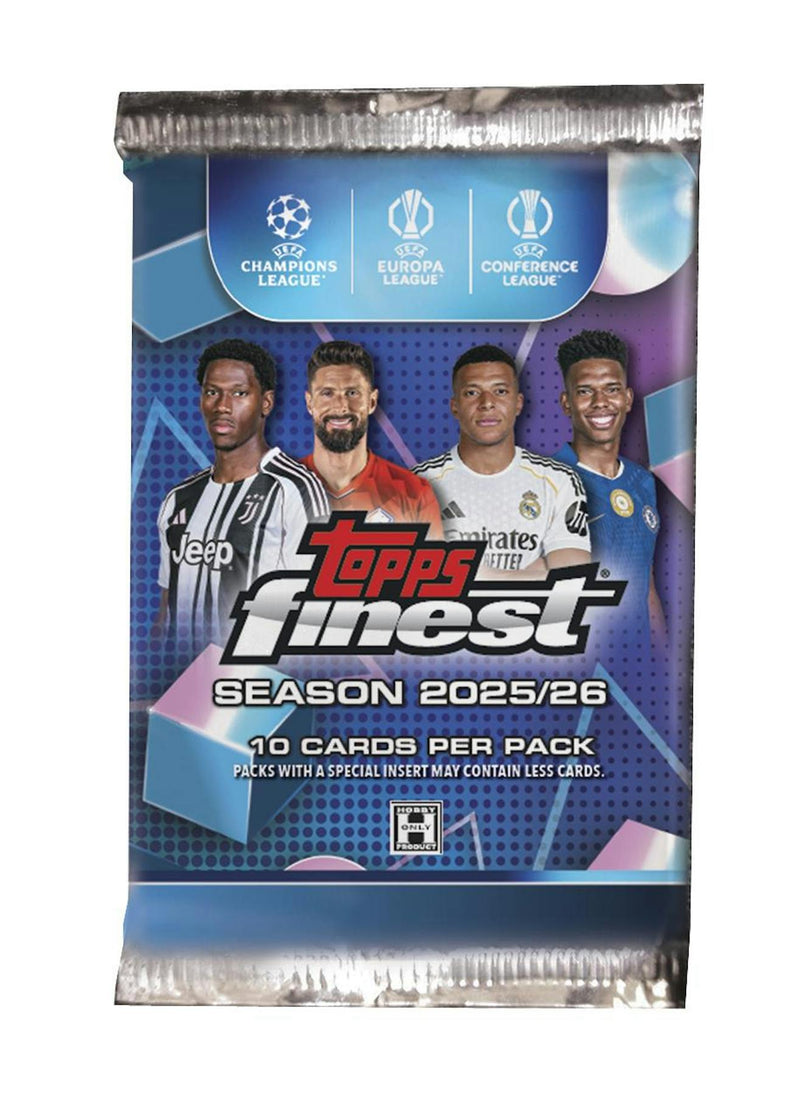 2025/26 Topps UEFA Club Competitions Finest Soccer Hobby Box