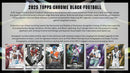 2025 Topps Chrome Black Football Hobby Box