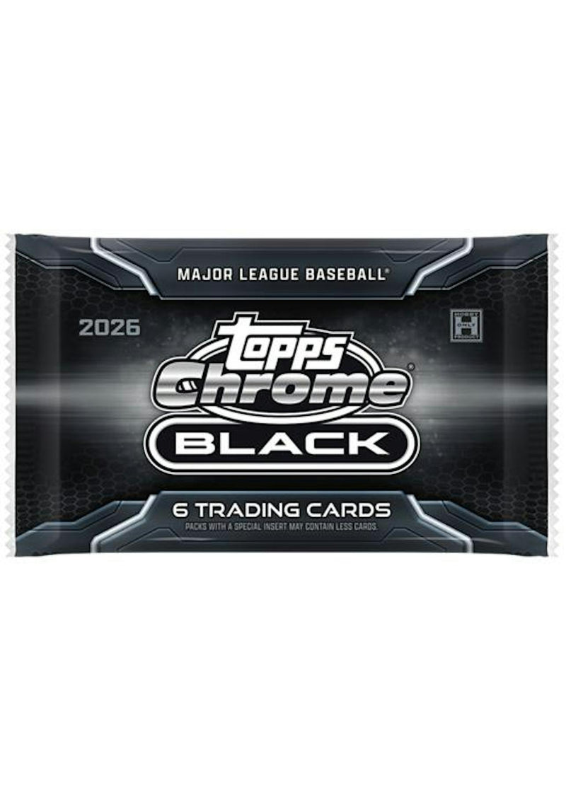 2026 Topps Chrome Black Baseball Hobby Box