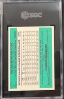 1984 Donruss Pete Rose SGC 8.5