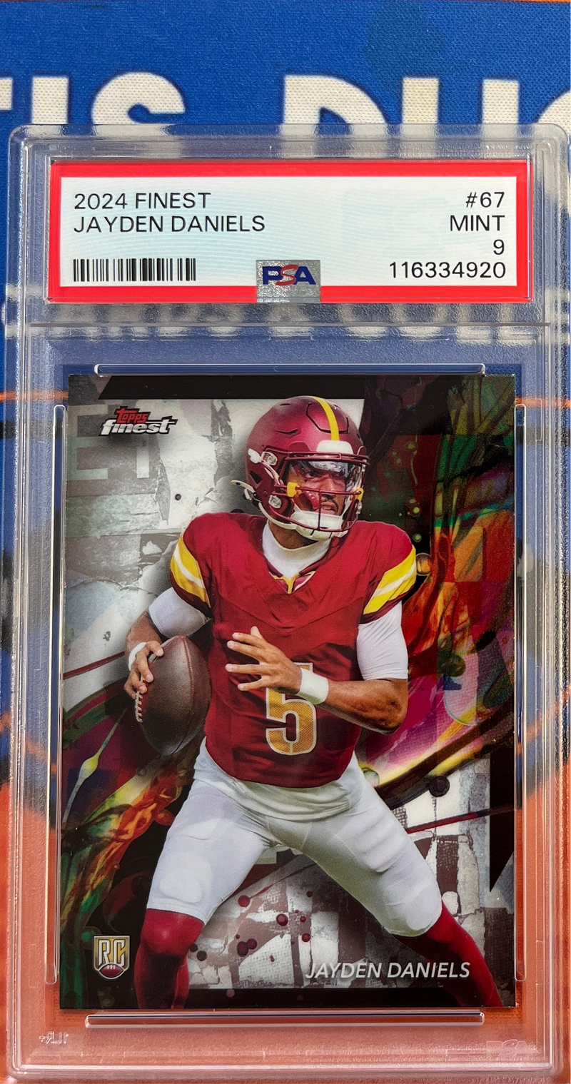 2024 Finest Jayden Daniels PSA 9