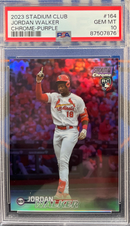 2023 Stadium Club Jordan Walker Chrome-Purple Card