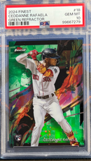 2024 Topps Finest Ceddanne Rafaela Green Refractor PSA 10
