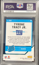 2024 Donruss optic Tyrone Tracy Jr. Green Velocity PSA 9