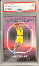 2024 Hoops Bronny James Jr Skyview PSA 9