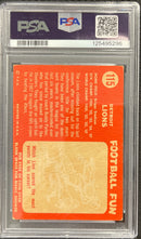 1958 Topps Detroit Lions Team Card PSA 3.5