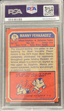 1973 Topps Manny Fernandez PSA 3