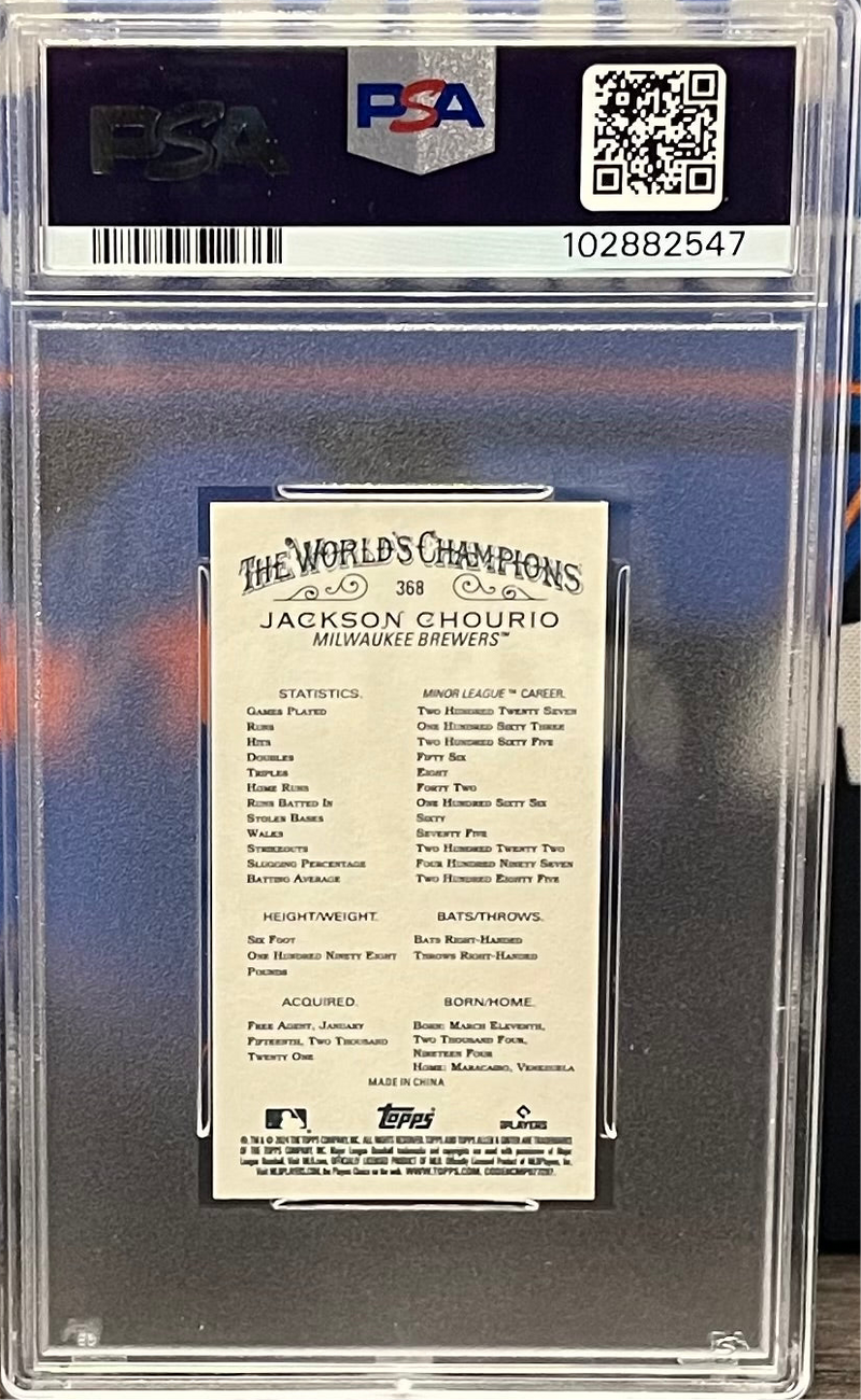 2024 Allen & Ginter Jackson Chourio Mini Exclusives Card