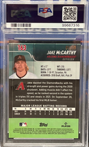 2022 Stadium Club Chrome Jake McCarthy Gold Refractor PSA 9