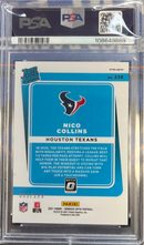2021 Donruss Optic Nico Collins Orange PSA 8