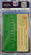 2023 Platinum Anniversary Tanner Bibee Toil Cream /Fchs Lv Ref PSA 9