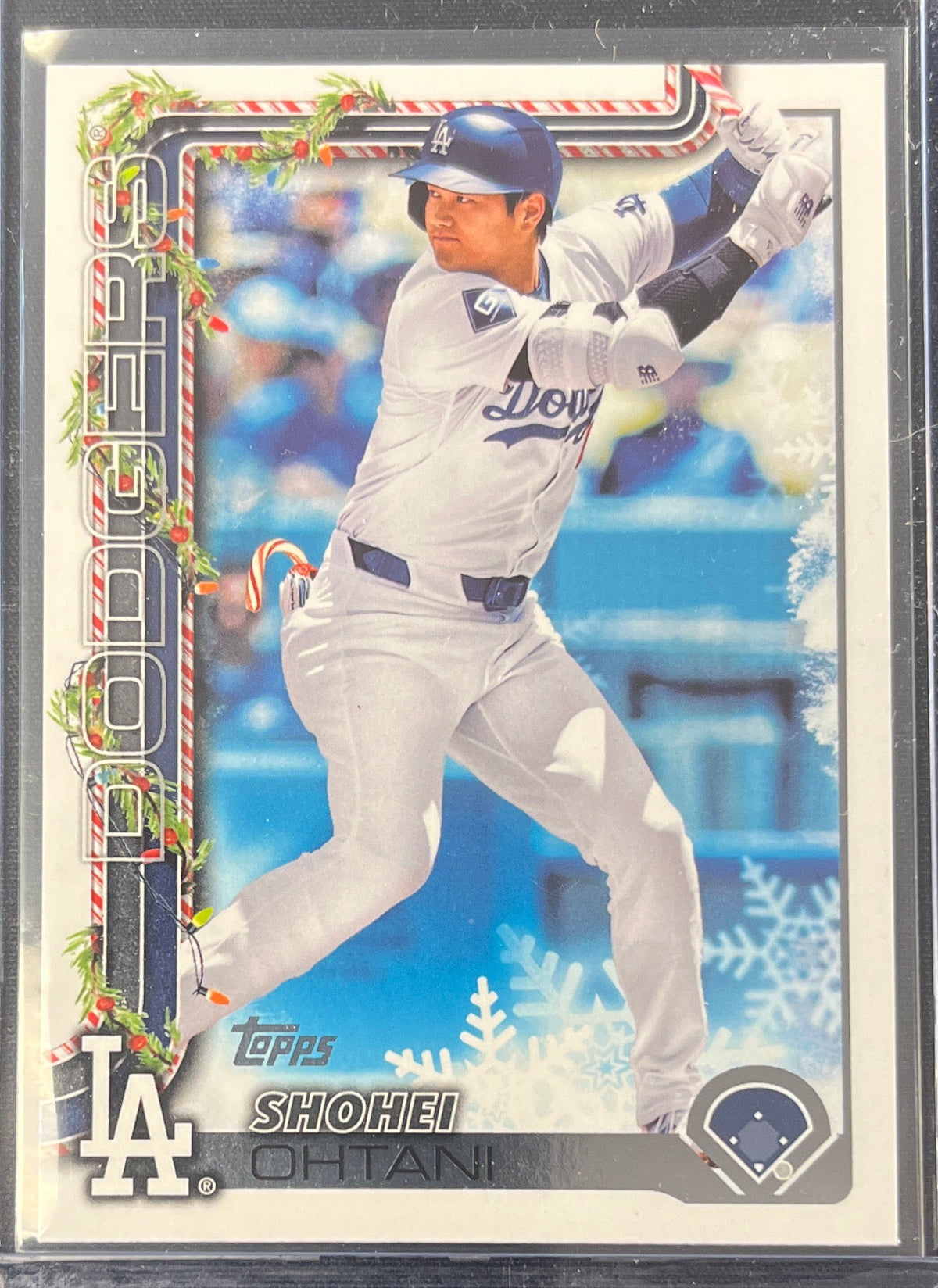 2025 Topps Holiday - Shohei Ohtani #H200, Los Angeles Dodgers Candy Ca