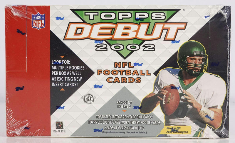 2002 Topps Debut Football Hobby Box