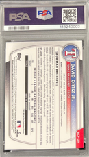 2025 Bowman David Ortiz Jr. Chrome Prospects Reptilian PSA 9