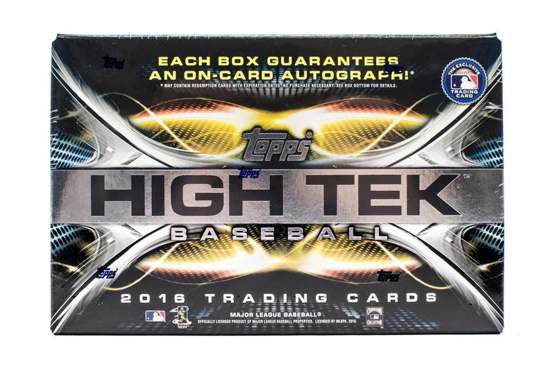 2016 Topps High Tek Baseball Hobby Box