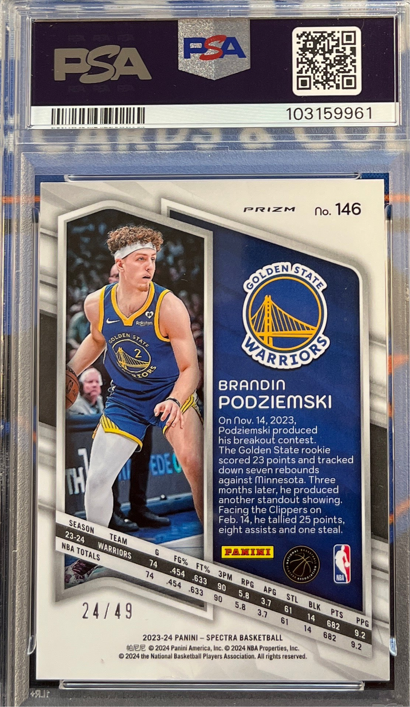 2023 Spectra Brandin Podziemski Astral PSA 8