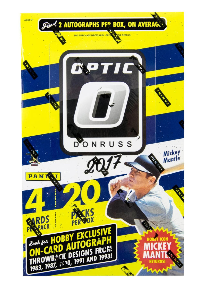 2017 Panini Donruss Optic Baseball Hobby Box