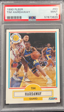 1990 Fleer Tim Hardaway PSA 9