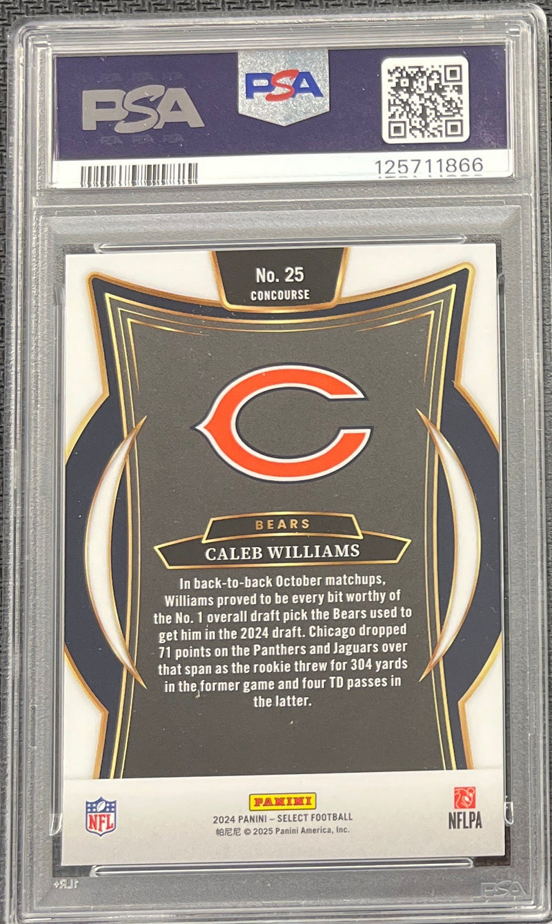 2024 Select Caleb Williams PSA 9
