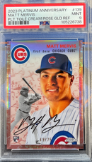 2023 Platinum Anniversary Matt Mervis Toile Cream/Rose Gold Ref PSA 9