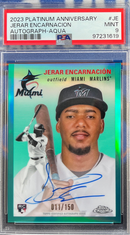 2023 Platinum Anniversary Jerar Encarnacion Autograph-Aqua